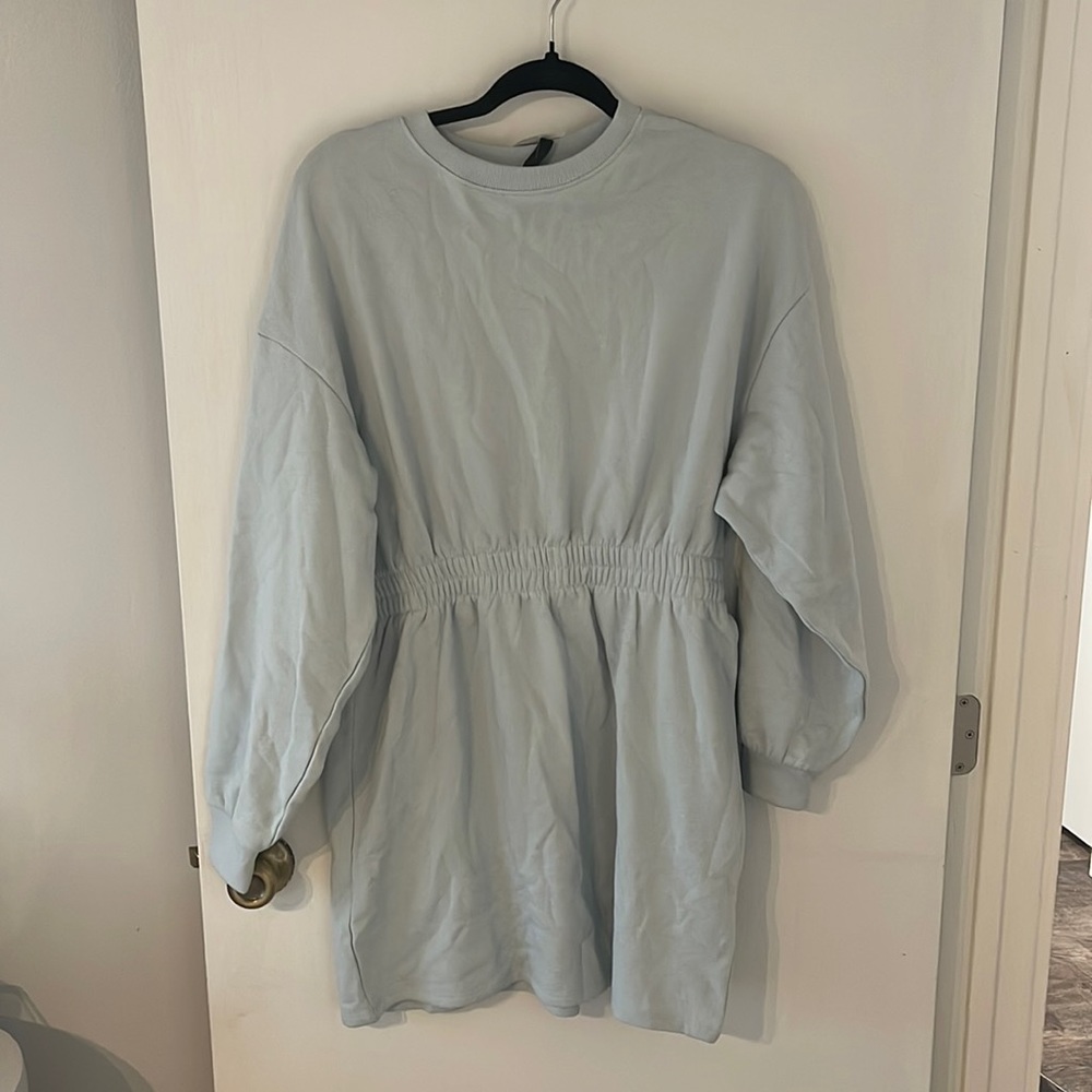 H&M Cinched-waist Sweatshirt Dress